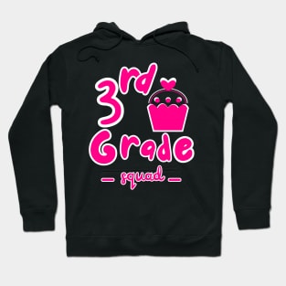 3rd grade pink cupcake Hoodie